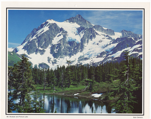 Mt Shuksan and Picture Lake